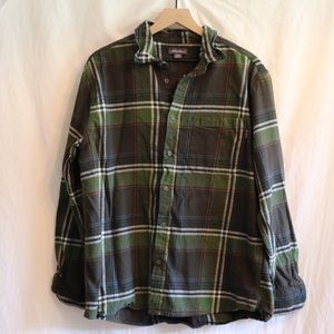 Eddie Bauer Green Flannel